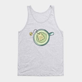 Green Tea Bag Cup Tank Top